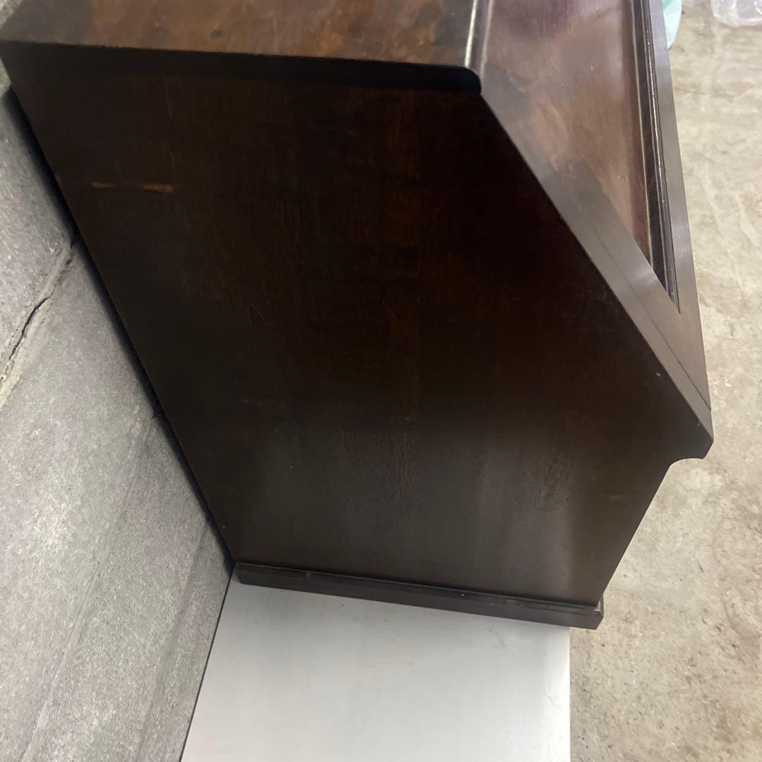 山登りで聞く音楽様 松本民芸家具 高山式座ビューロダークブラウン 文机