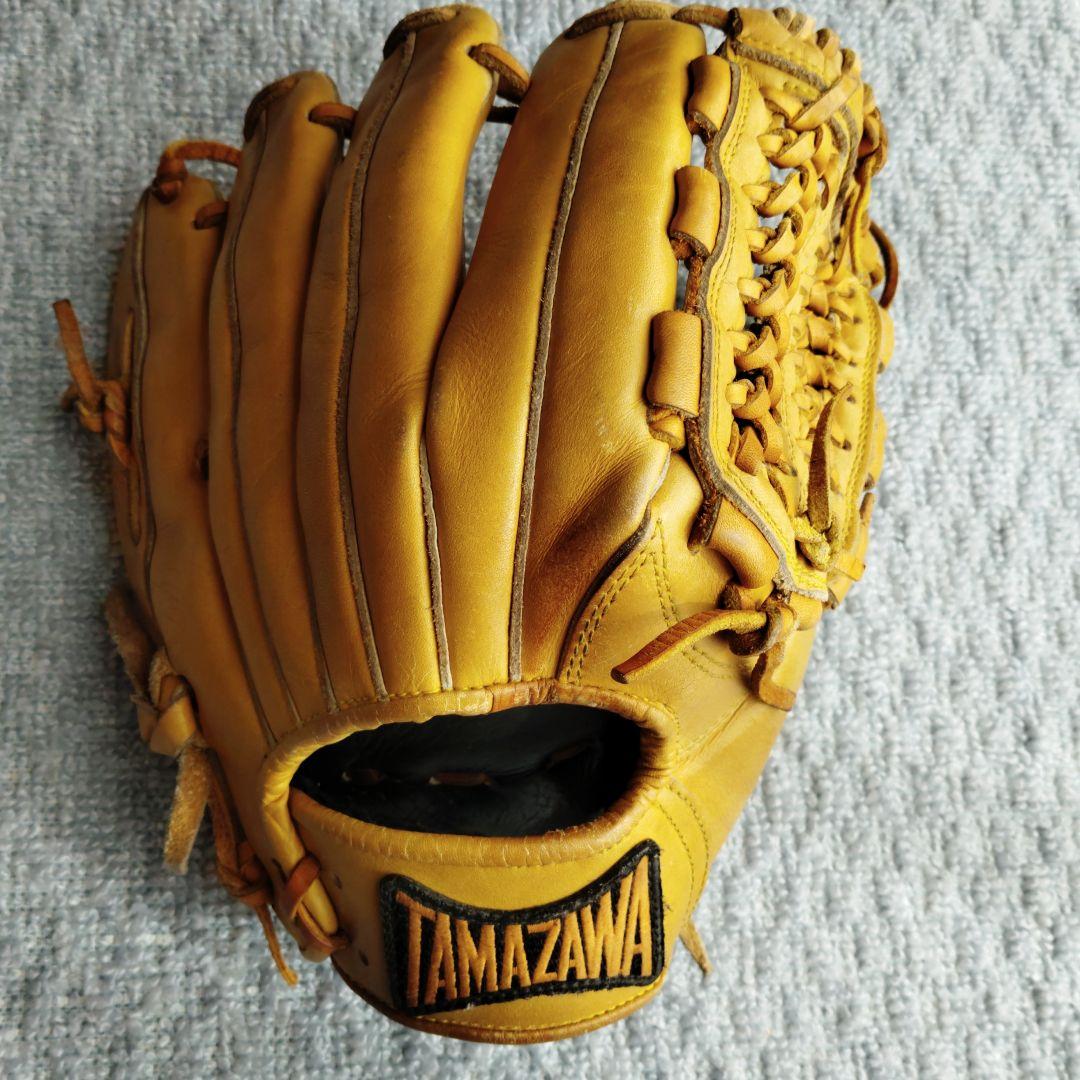 TAMAZAWA 玉澤 軟式グローブ TG-CN505 イエロー　大人　内野手