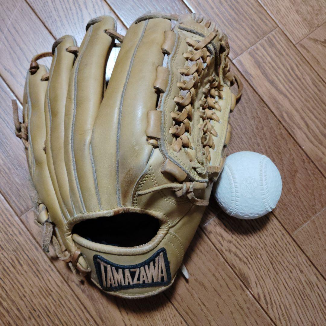 TAMAZAWA 玉澤 軟式グローブ TG-CN505 イエロー　大人　内野手