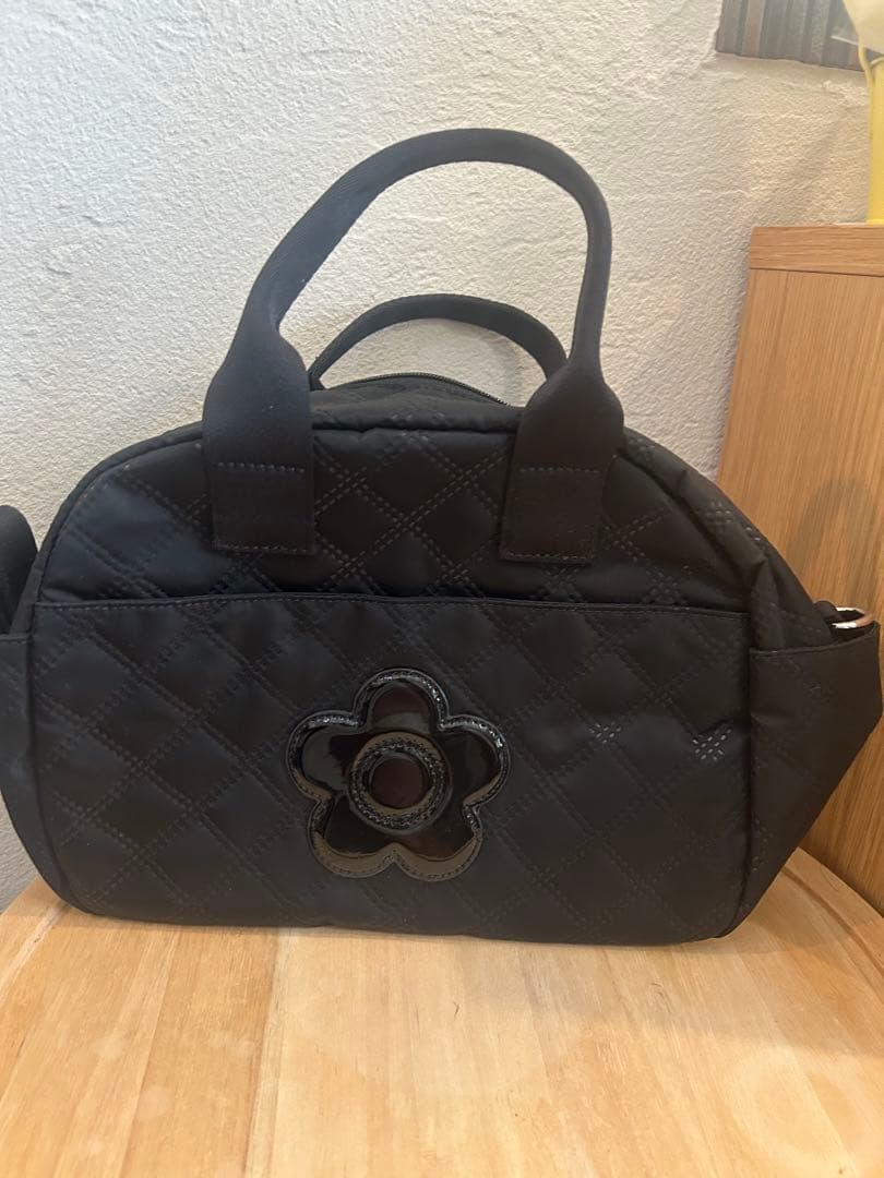 【新品】マリークワントMARY QUANTピンソニックキルトデイジー トート