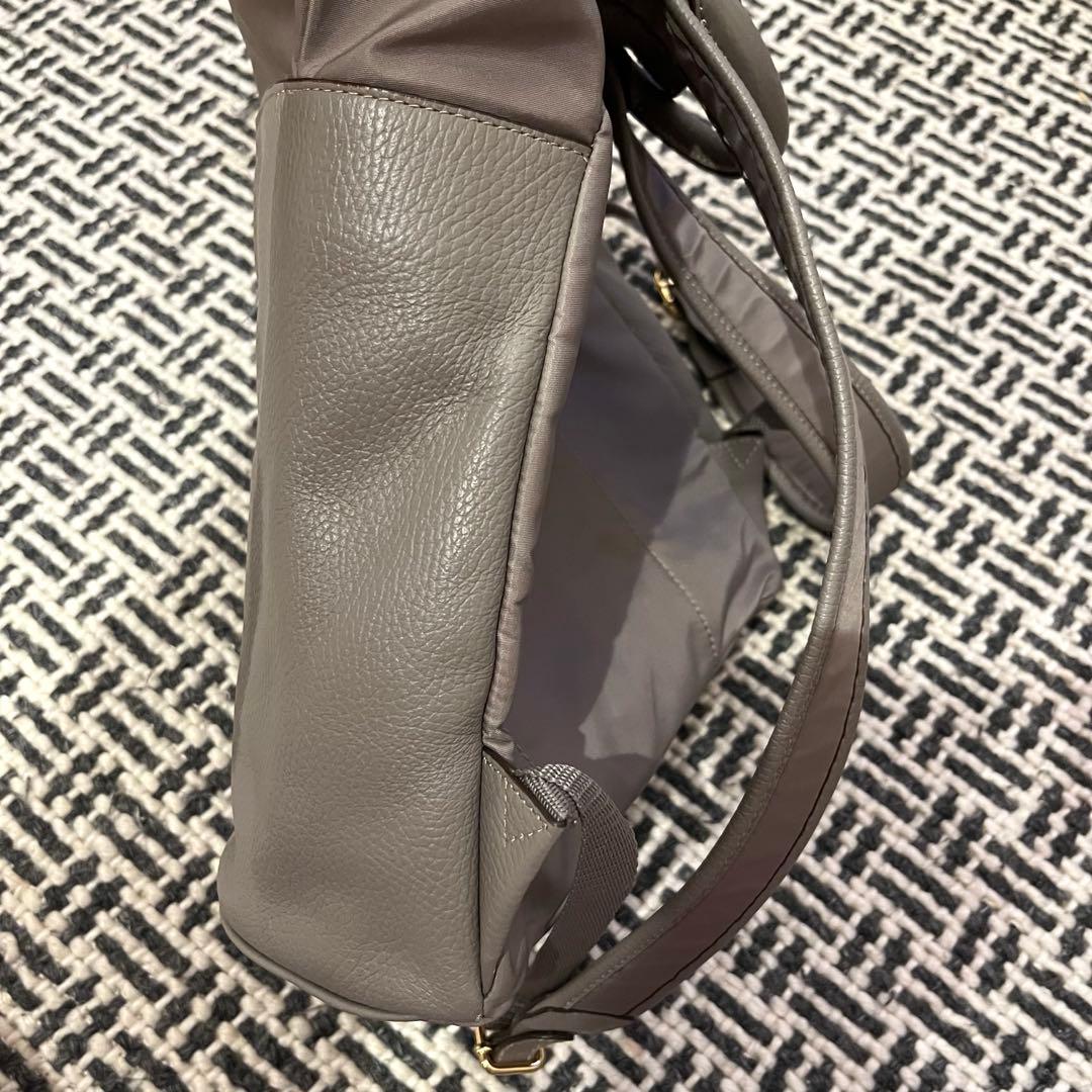 極美品　アタオ　リュック　ALLDAY オールデイ　撥水レザー