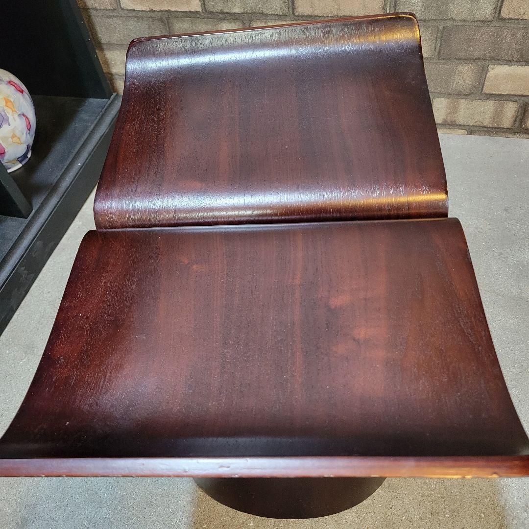 クッション付き　バタフライスツール/柳宗理/ローズウッド