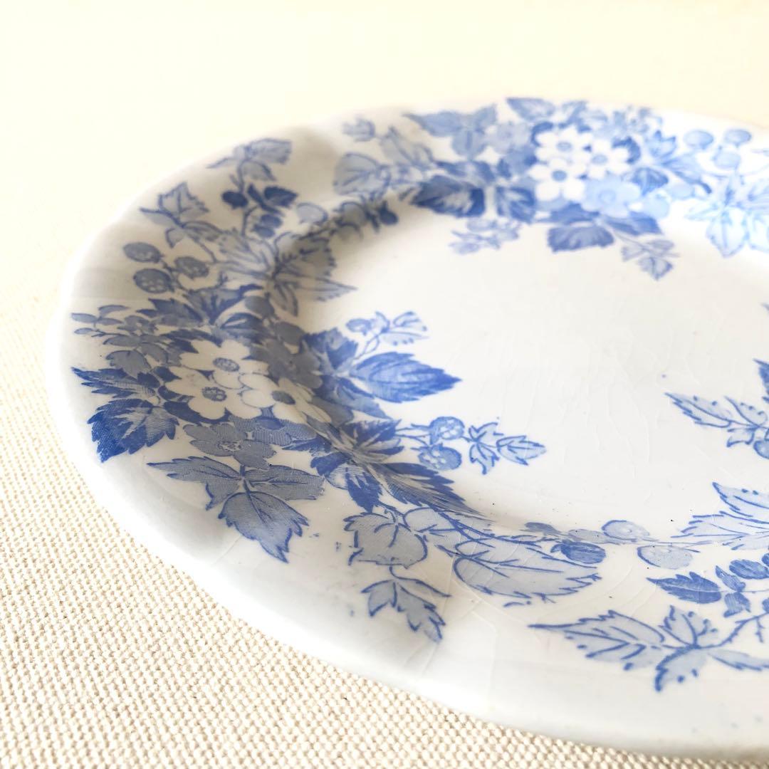 1900年代初期 フランス　サルグミンヌ《RUBIA》デザートプレート　希少