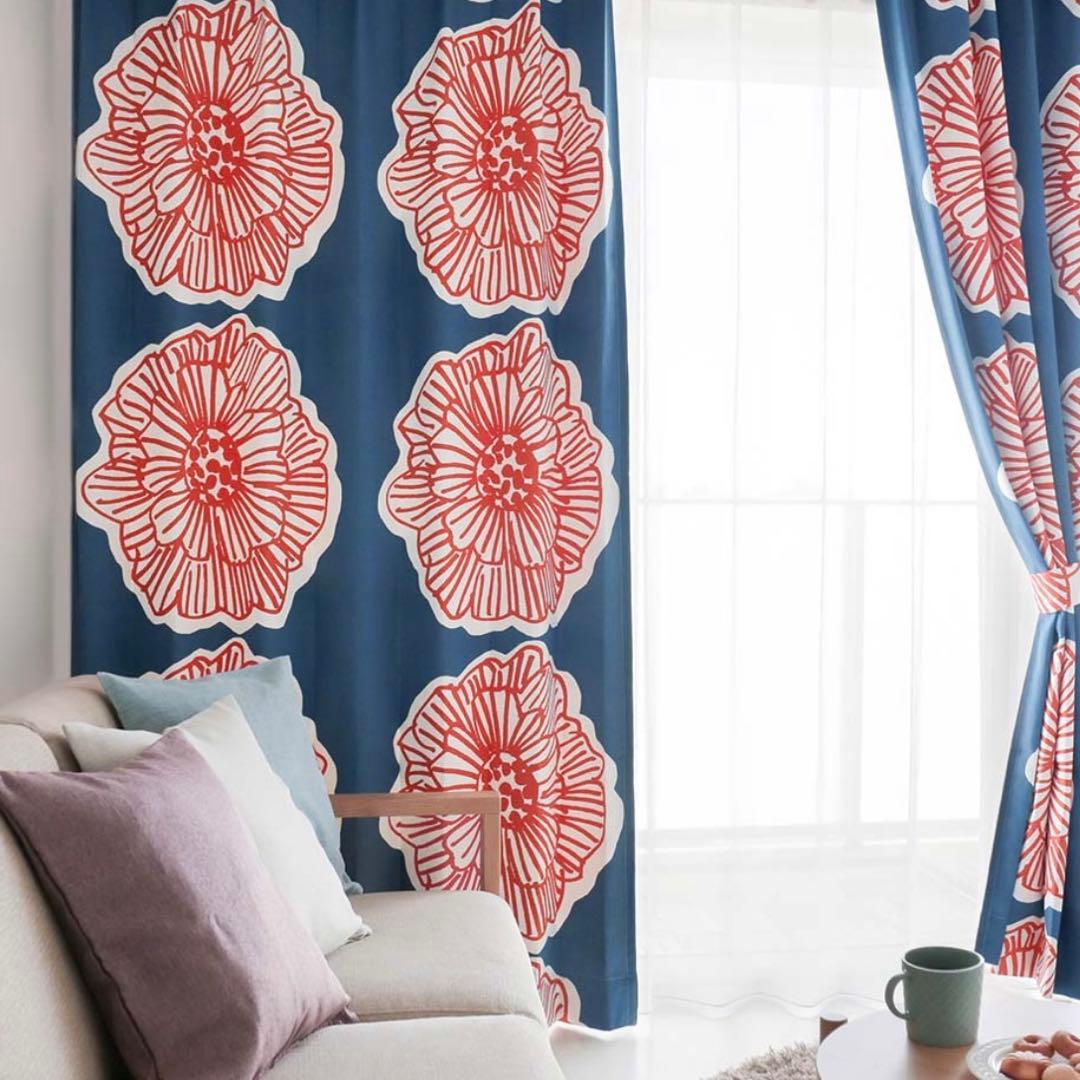 北欧カーテン100×145 ２枚セット