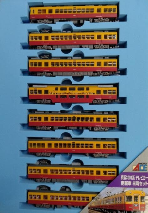 京阪３０００系テレビカー更新車８両セット