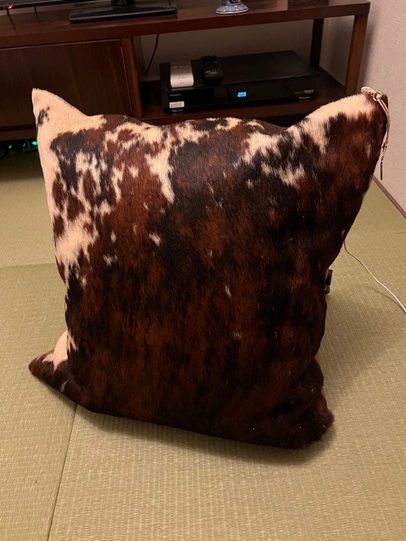 希少！　RRL カウスキン牛革　クッション