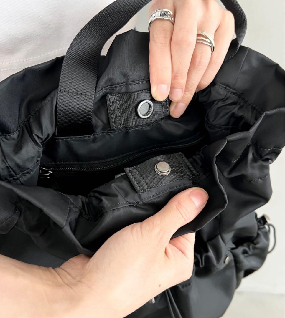 ✨ 韓国限定✨ ノースフェイス ホワイトレーベル ボニーパック M ブラック