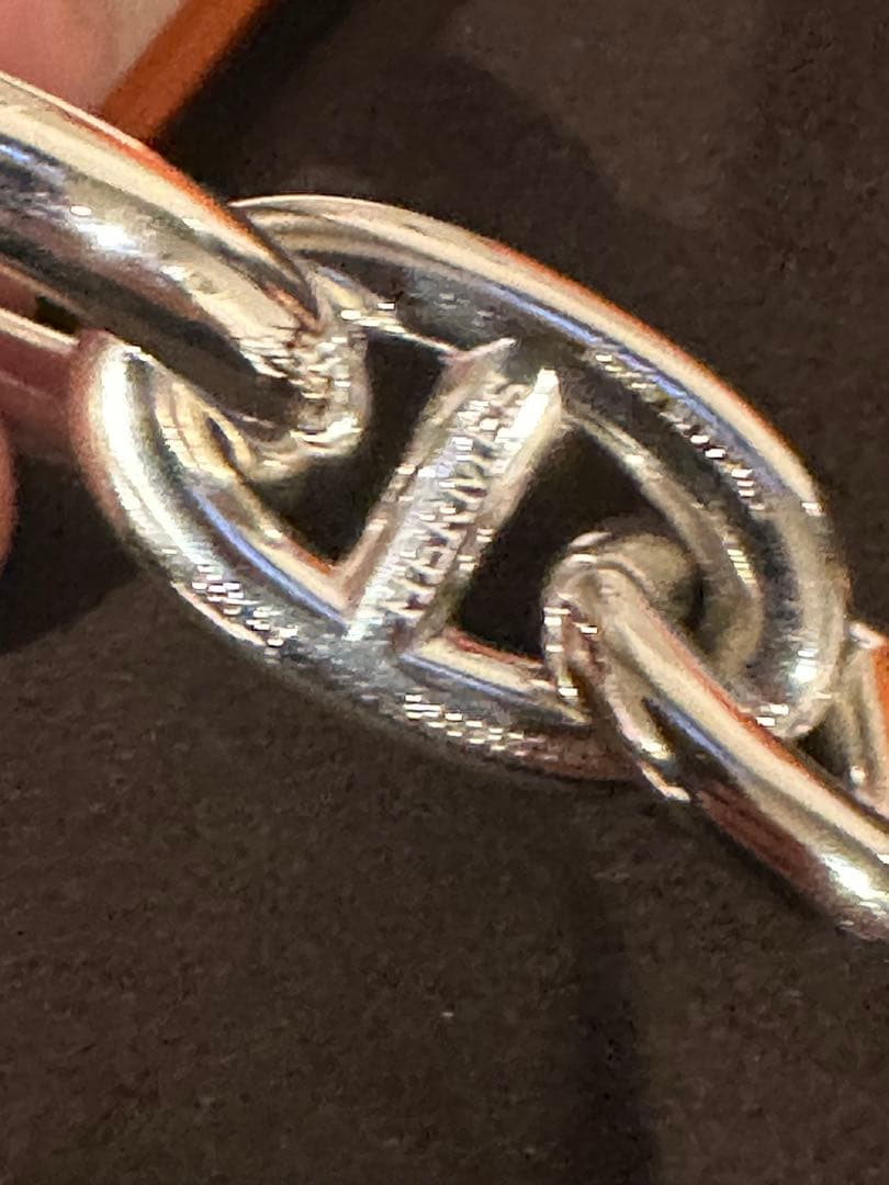 エルメス神戸大丸正規店購入シェーヌダンクルブレスレットTGM13