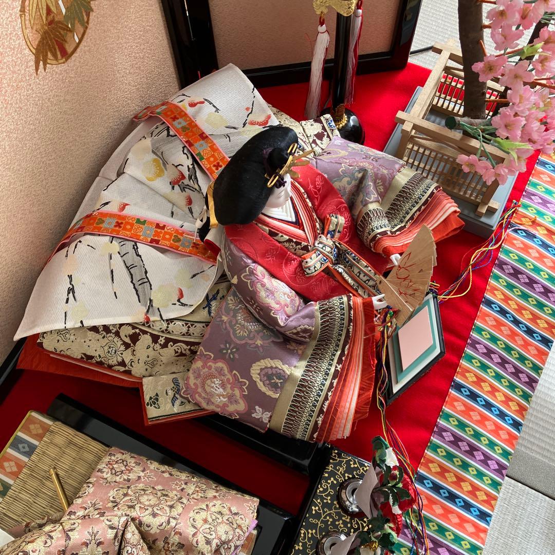 京人形雛　ひな人形　屏風（別写真）