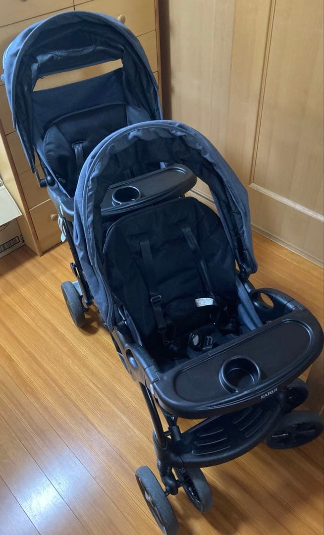 カトージ 二人乗りベビーカー 二人でゴーDX C/GPW-02