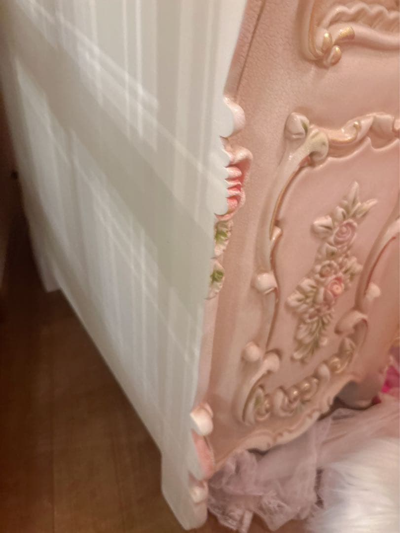 ♡ロココ♡姫プリンセスチェスト♡薔薇ベルサイユ4段チェストシリックアンティーク