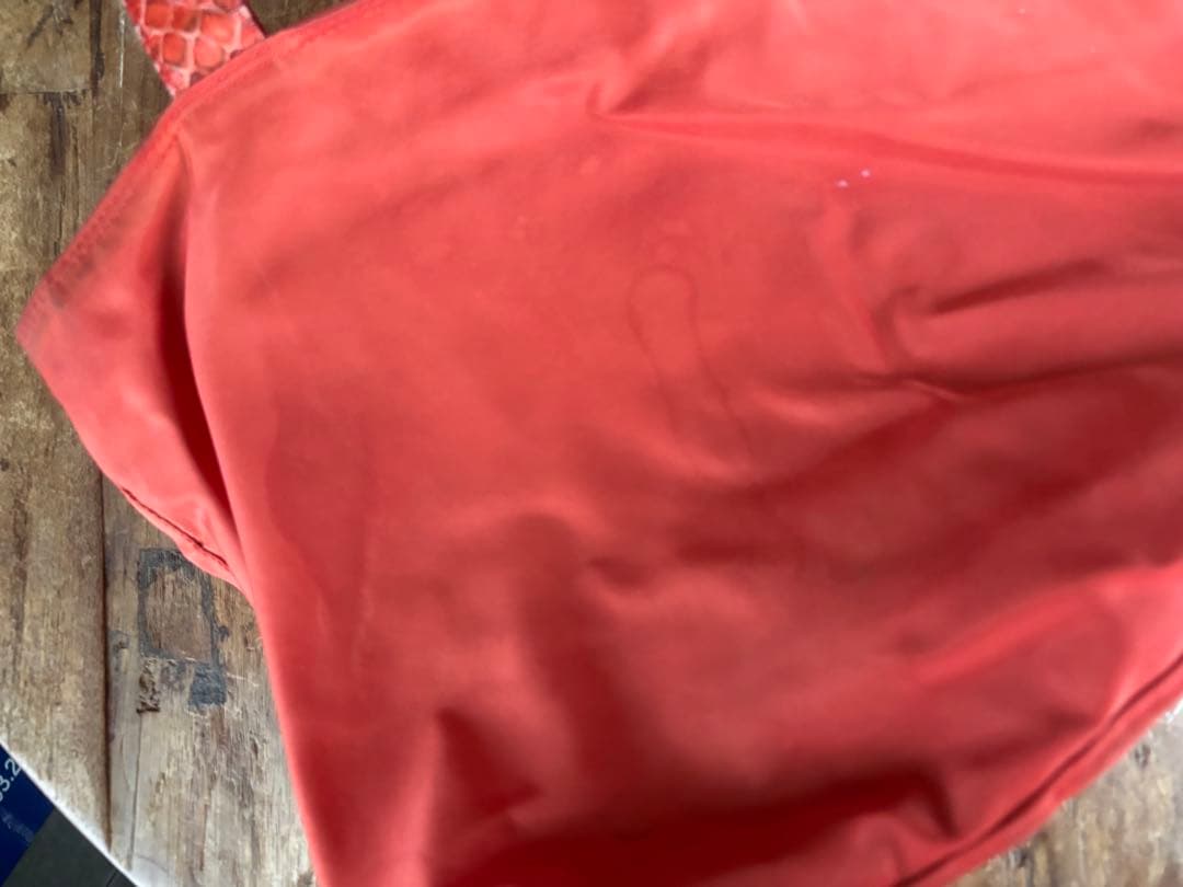 PRADA ビーズ　オレンジ トートバッグ