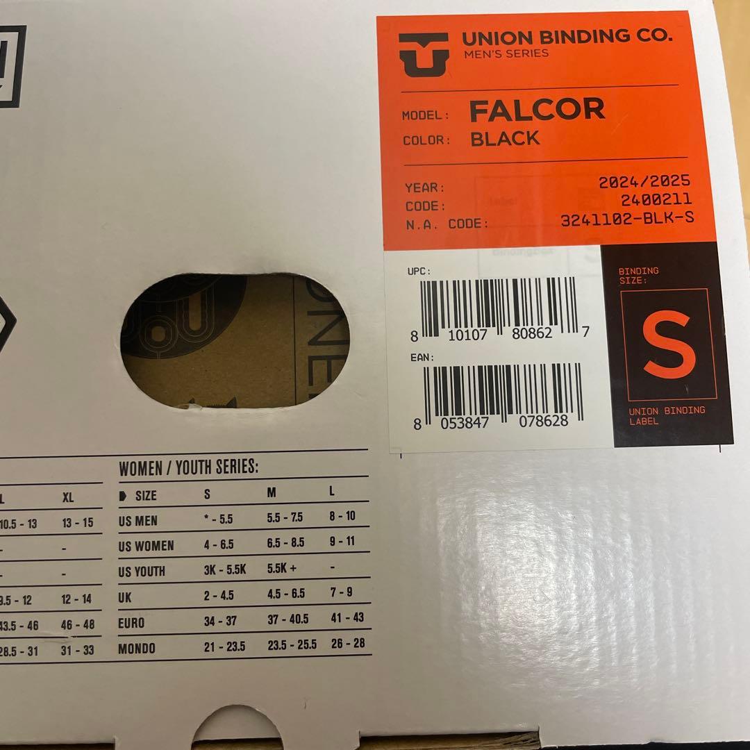 UNION FALCOR ユニオン ファルコア　24-25 Sサイズ