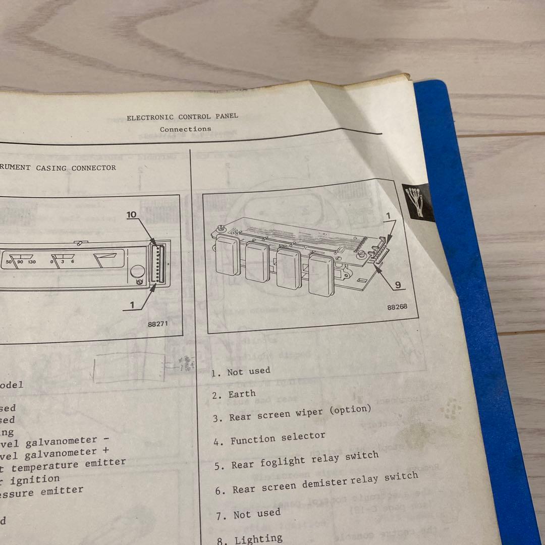 サービスマニュアル/アルピーヌ V６ターボ&V6GT/