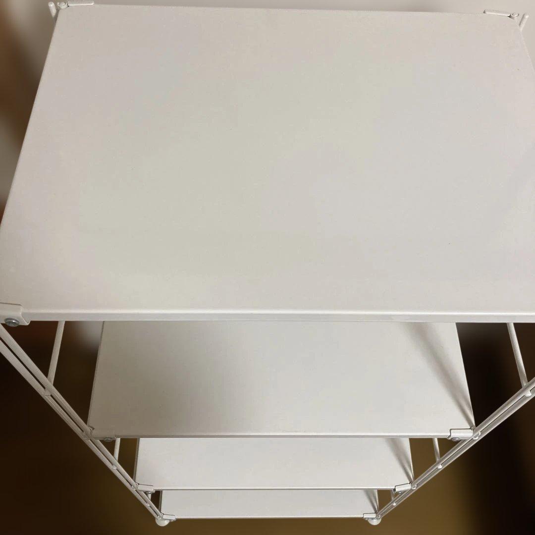 【最終値下】無印良品 スチールユニットシェルフ ライトグレー 中