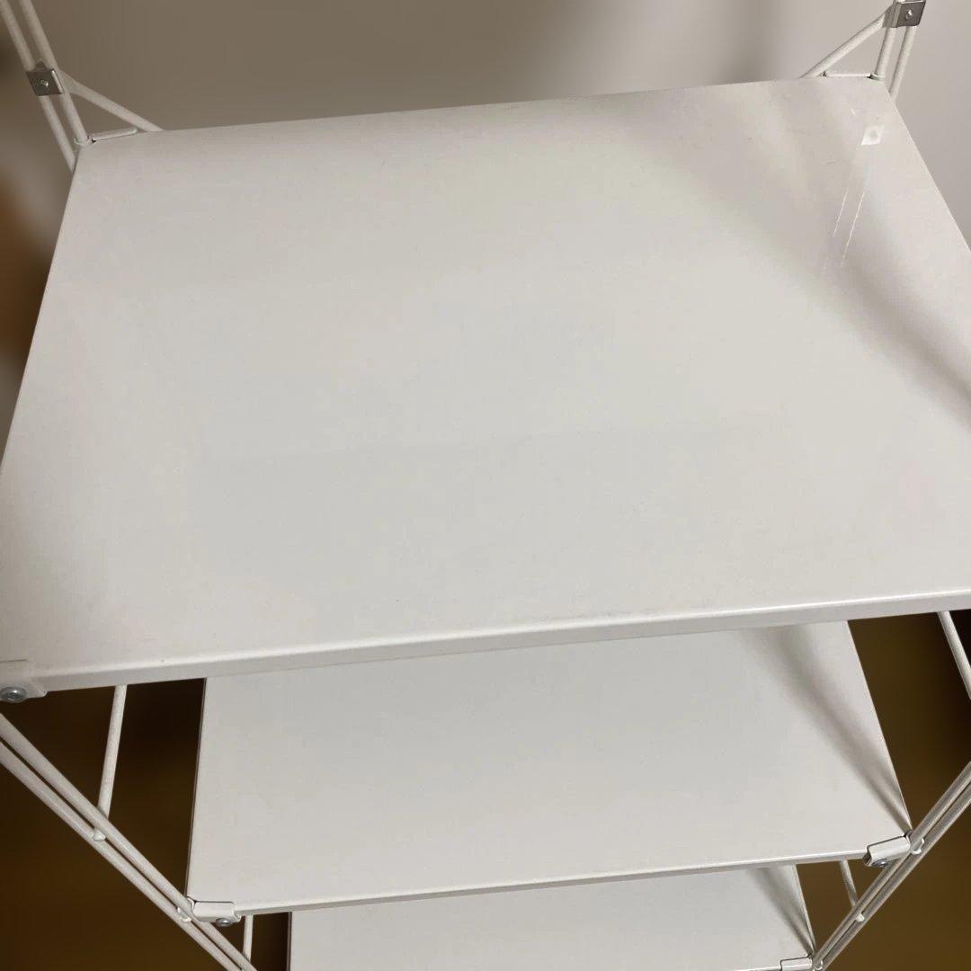 【最終値下】無印良品 スチールユニットシェルフ ライトグレー 中