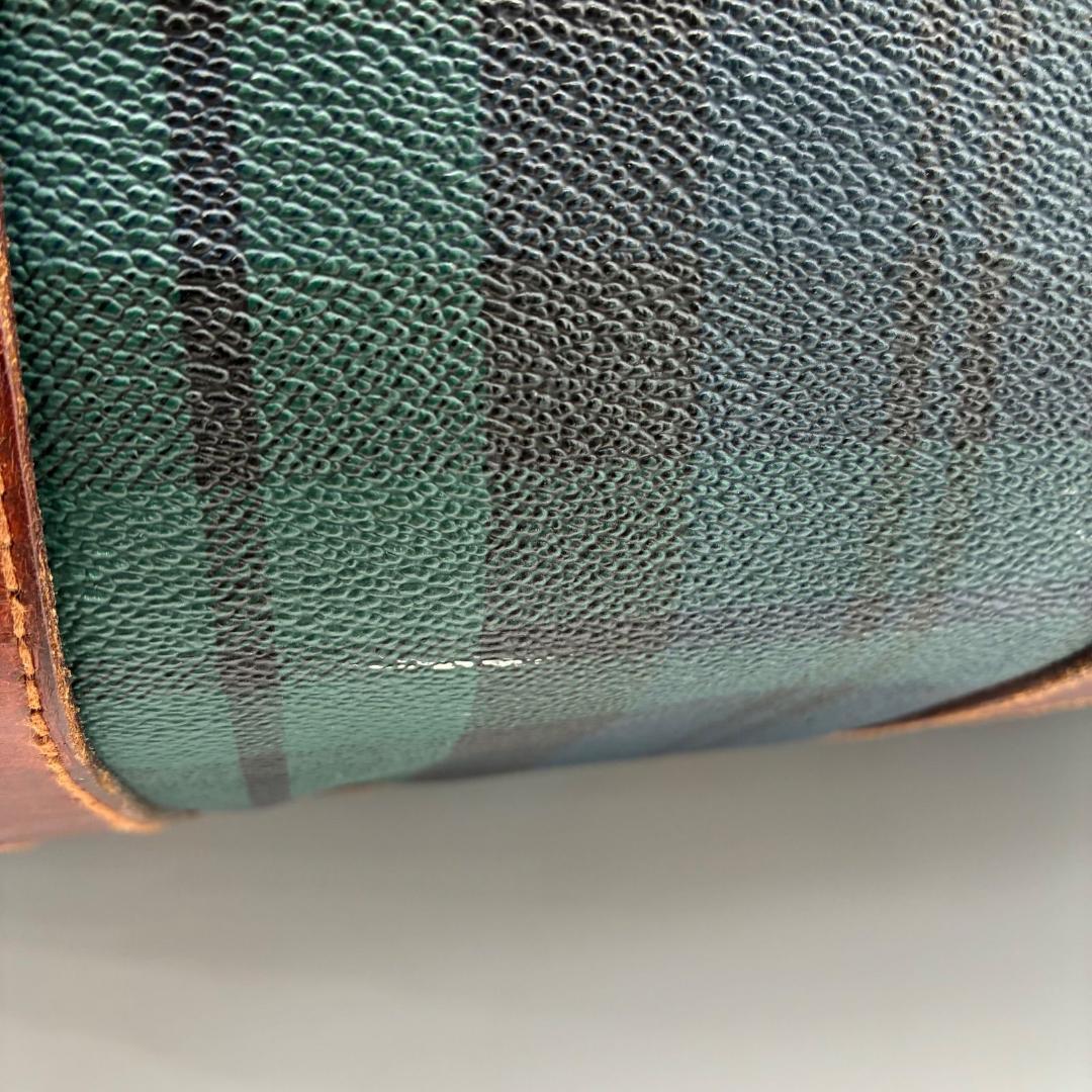 良品✨ポロラルフローレン ボストンバッグ 大容量 ブラックウォッチ PVC