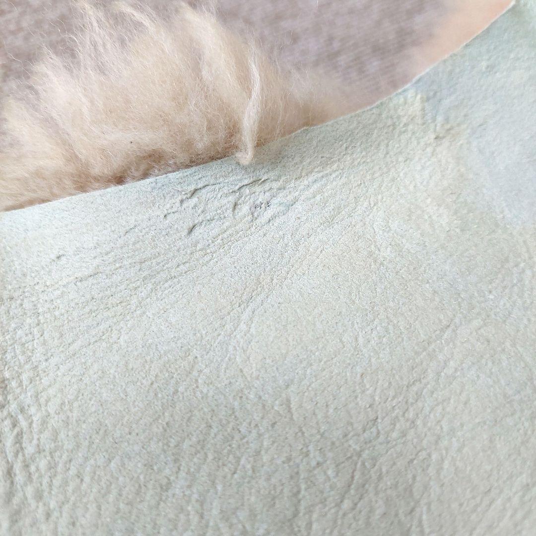 ムートンラグ 天然羊毛100% リアルムートン ファー