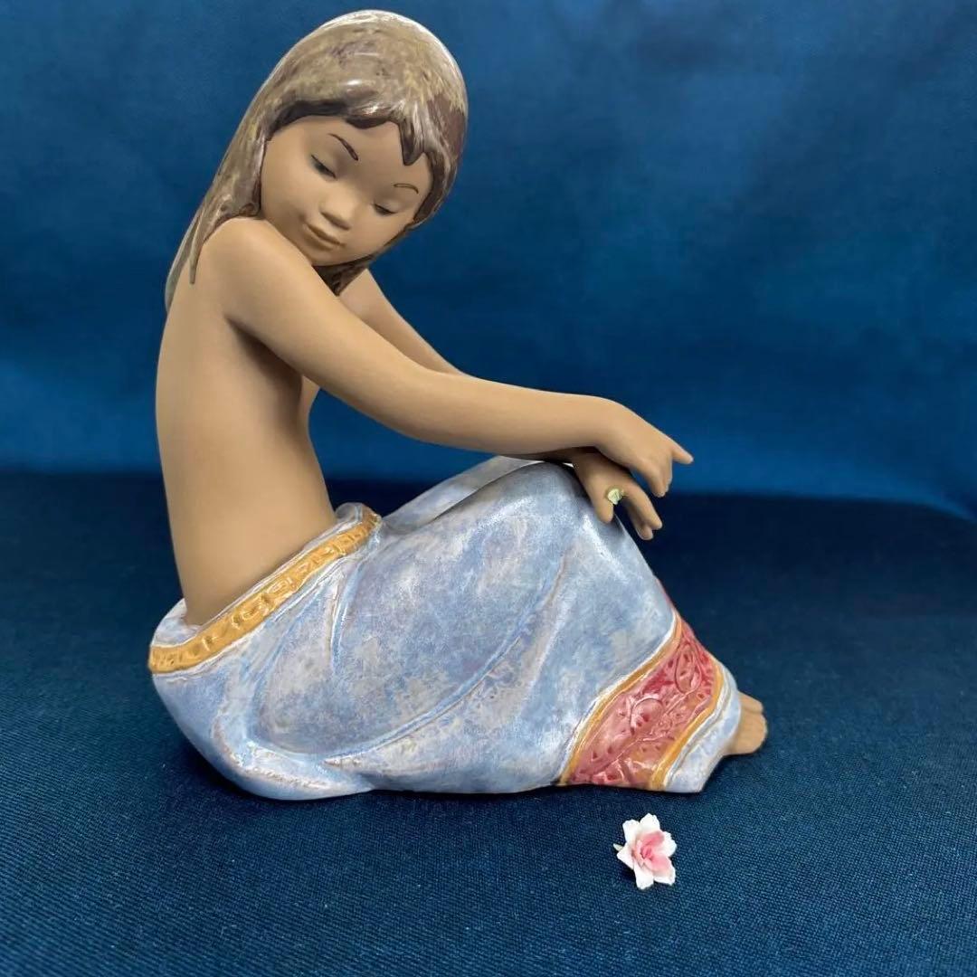 訳あり。リアドロ　アイランドビューティー　ブルー　グレス　少女\