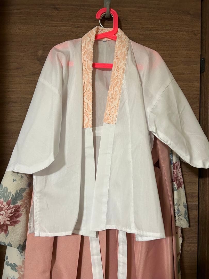 【大人気ダリア柄】キャサリンコテージ　簡単着付け袴セット 150 肌襦袢　ブーツ