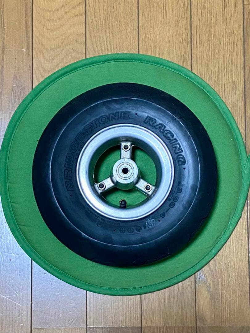 希少 レア 日本ライフ製 ポケバイ用 前後タイヤ BS（新同） ＆ホイールSET