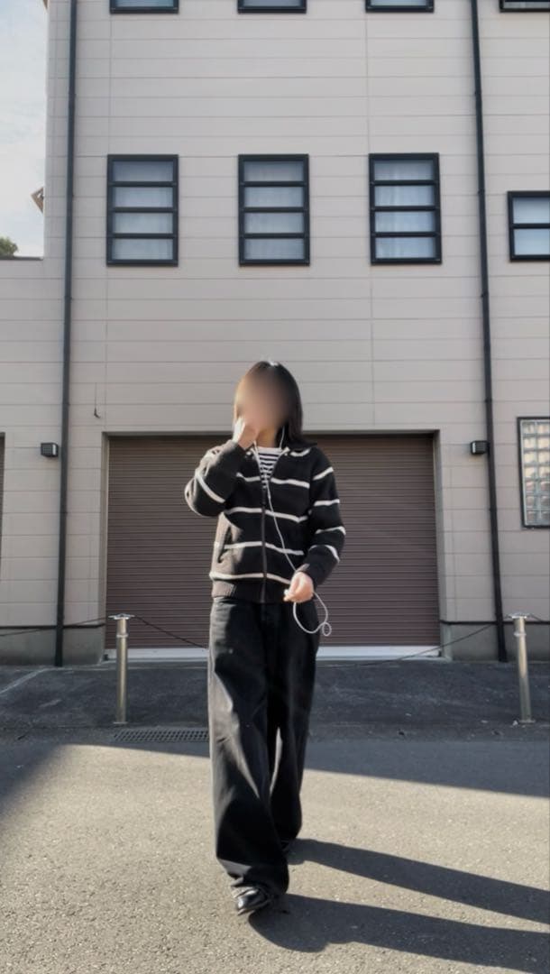 NAVY ニット ジャケット ボーダー archive