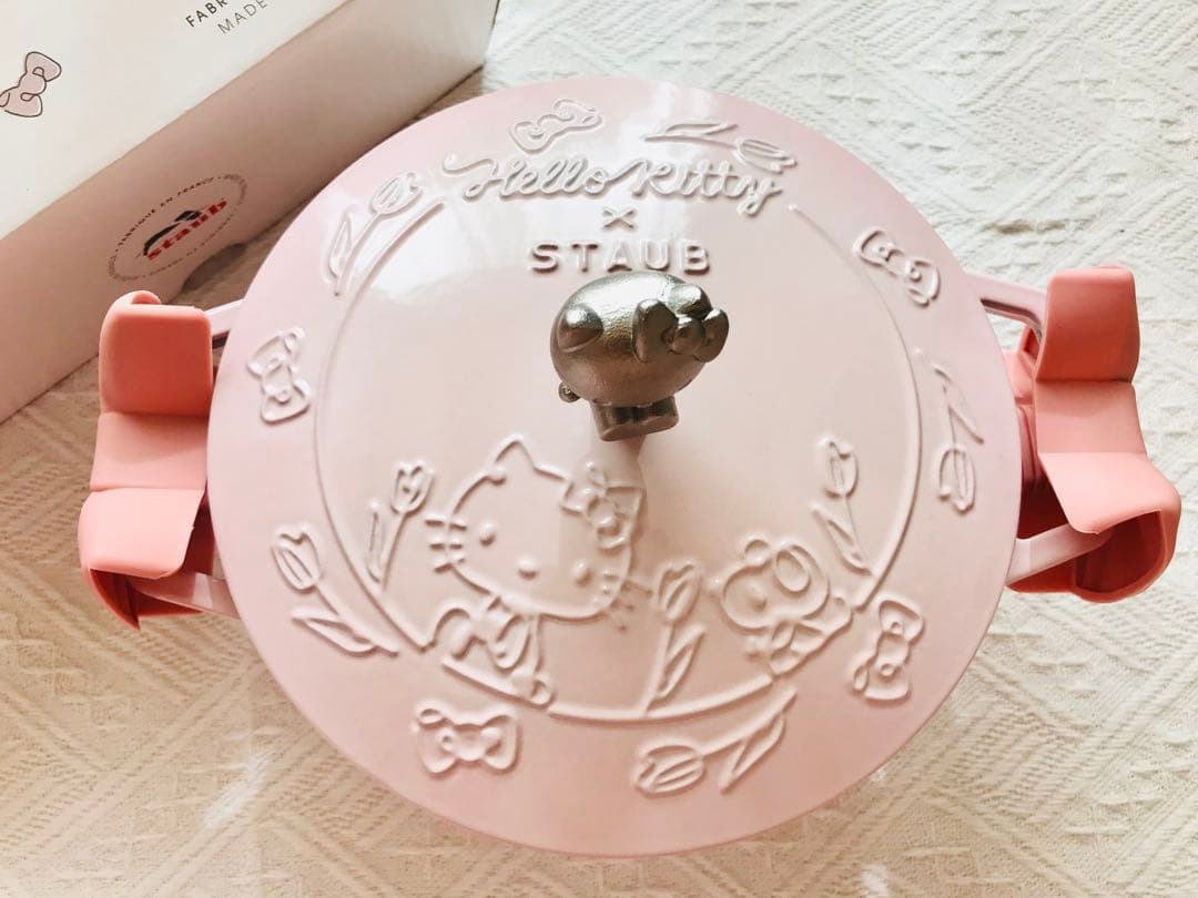 staub ストウブ 限定 ハローキティコラボ20cm ワナベ