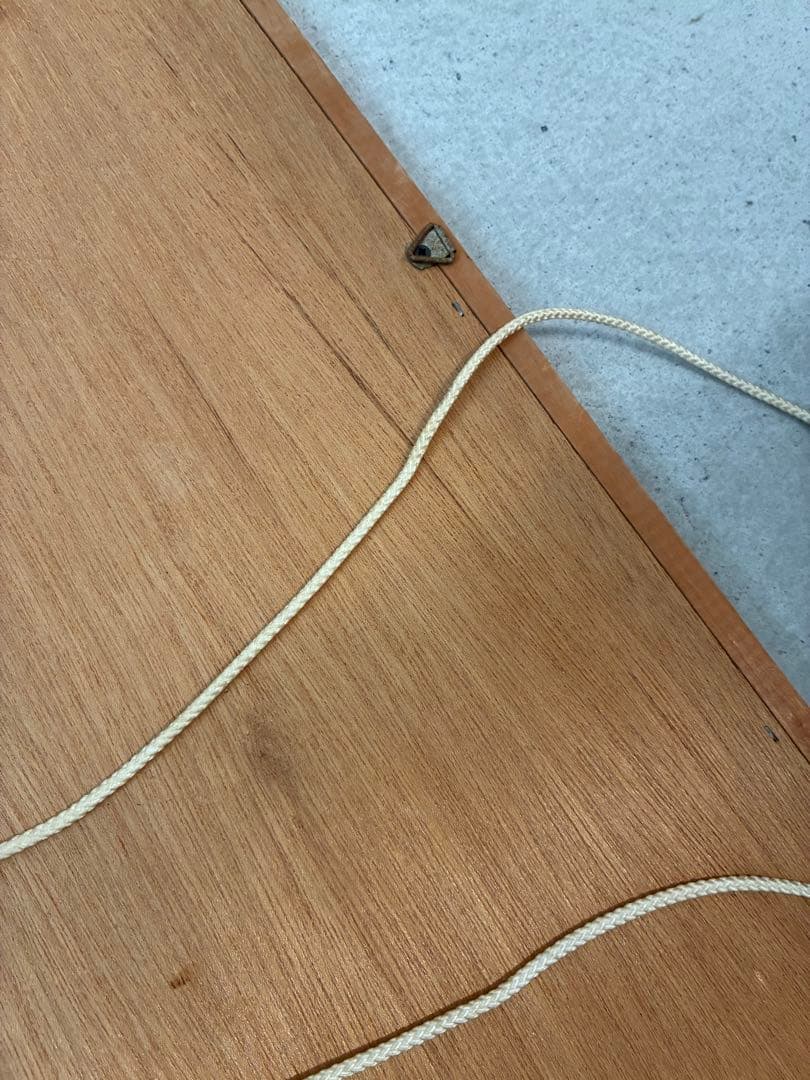 北欧　ビンテージ　壁掛けミラー　姿見