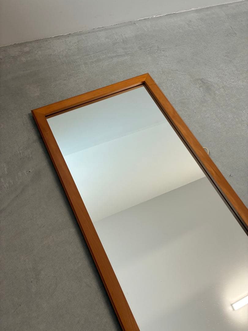 北欧　ビンテージ　壁掛けミラー　姿見