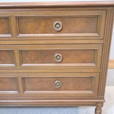 アンティーク調 3段チェスト エレガント キャビネット リビングボード 収納