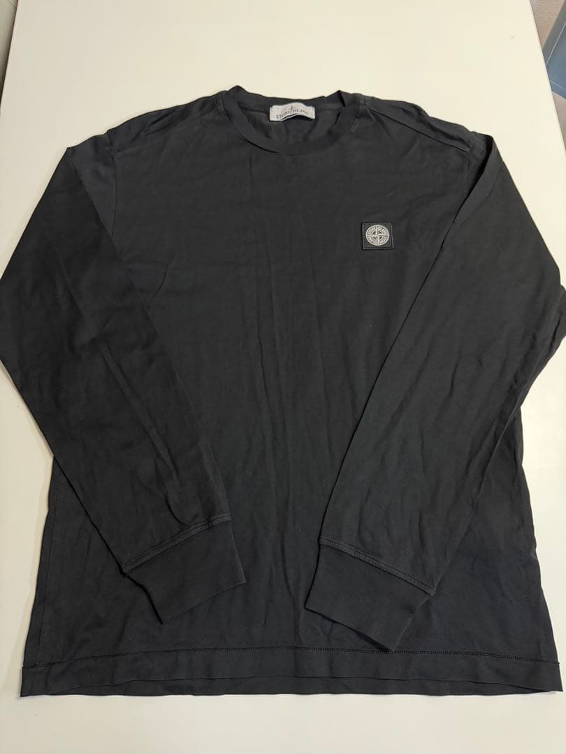 STONE  ブラック　長袖カットソー L ロン T
