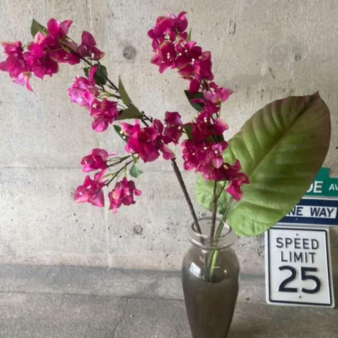 光触媒　人工観葉植物　ウォールグリーン　フェイク　フラワー　ブーゲンビリアv