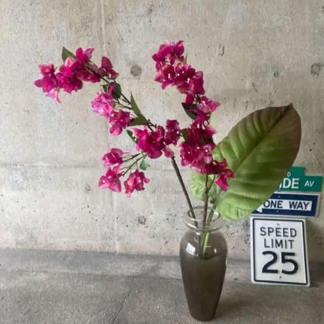 光触媒　人工観葉植物　ウォールグリーン　フェイク　フラワー　ブーゲンビリアv