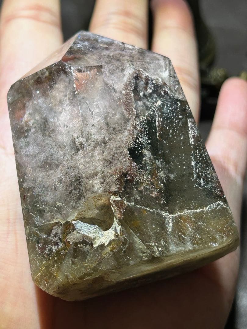 ⭐️別格高級品！帝王秘宝！ガーデンクォーツ　六角柱　原石