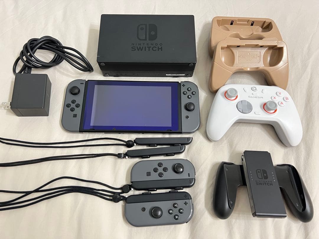 Nintendo Switch グレー 本体ドックジョイコン