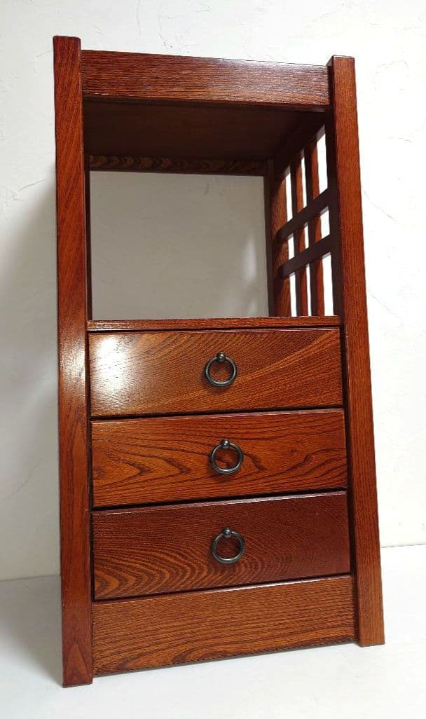 木製 電話台 花台 サイドボード 飾り棚 台 収納 小物入れ ミニチェスト