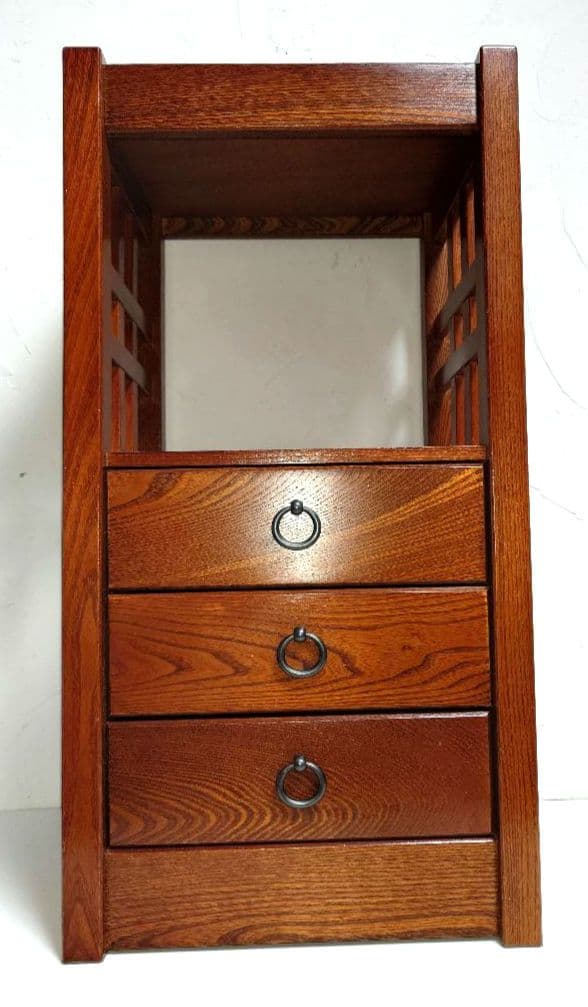 木製 電話台 花台 サイドボード 飾り棚 台 収納 小物入れ ミニチェスト