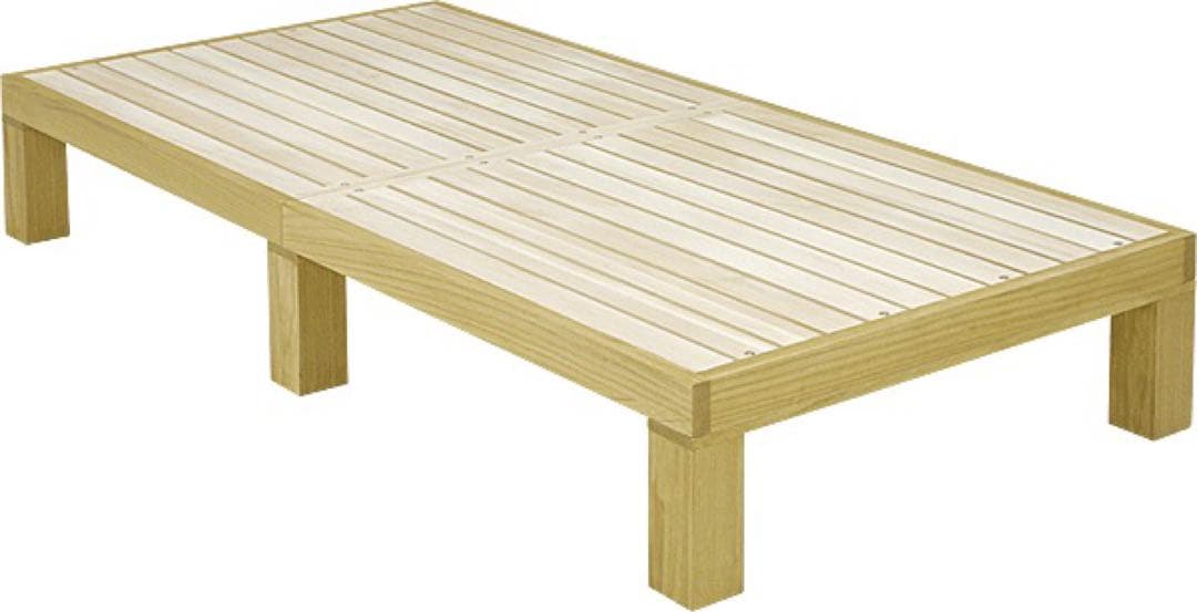 新品　ダブル　桐　すのこベッド 送料無料　シンプル