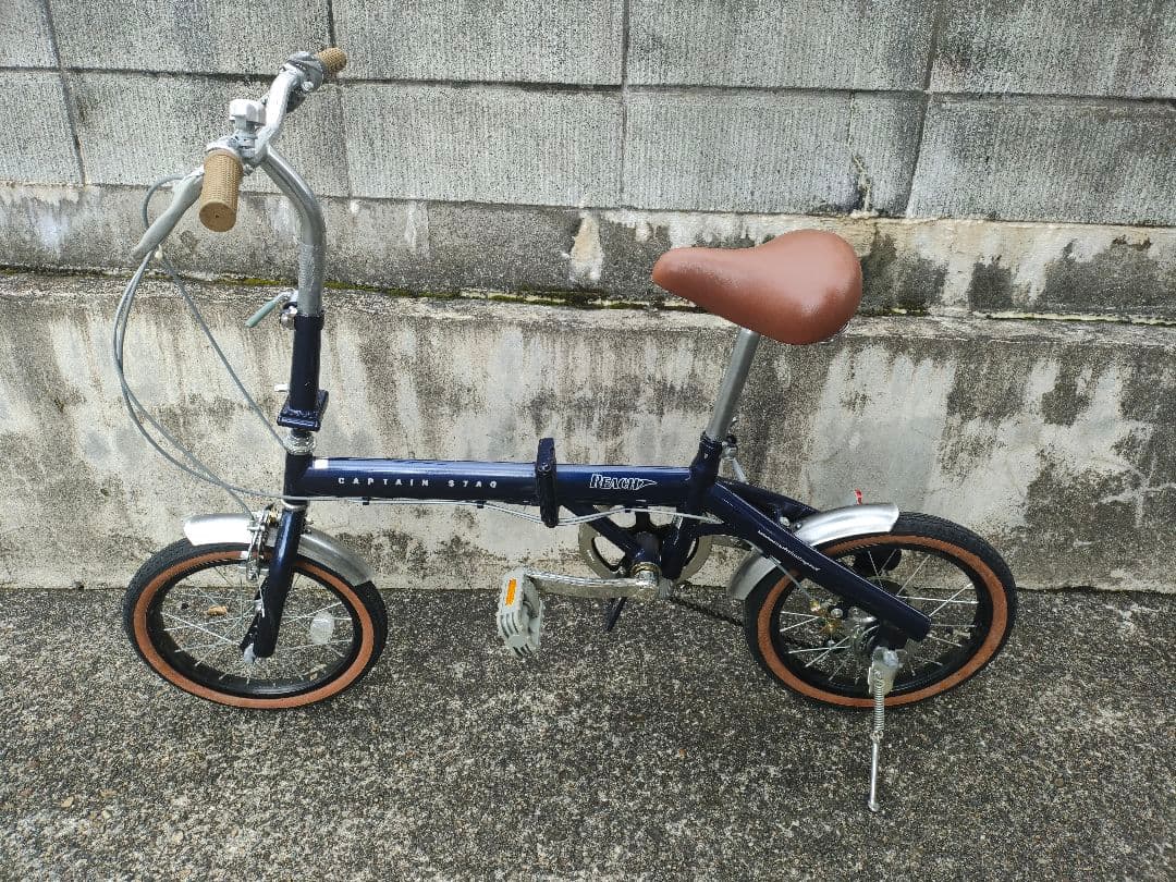 CAPTAIN STAG 折りたたみ自転車 6段