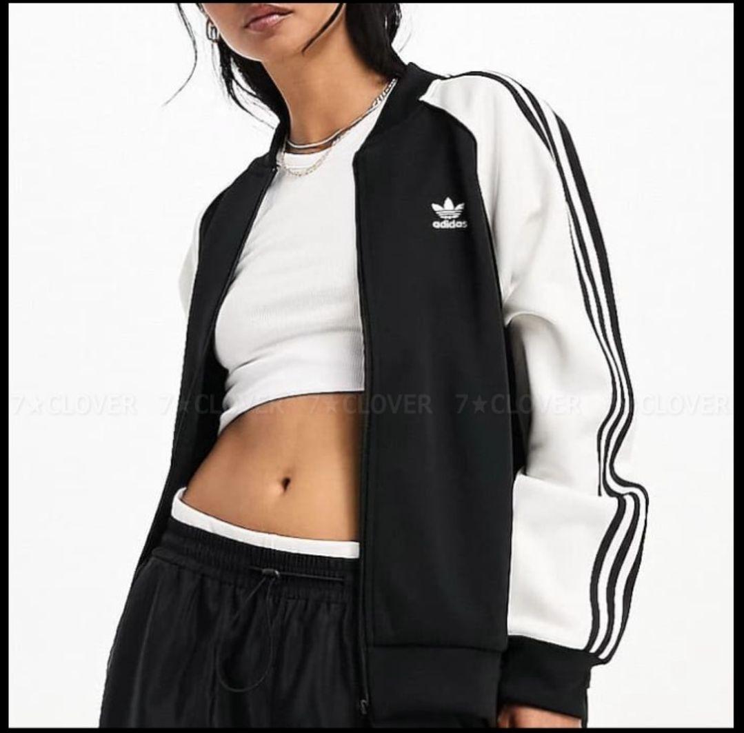 アディダス 黒 クラシックス スーパースター トラックジャケット ジャージ XL