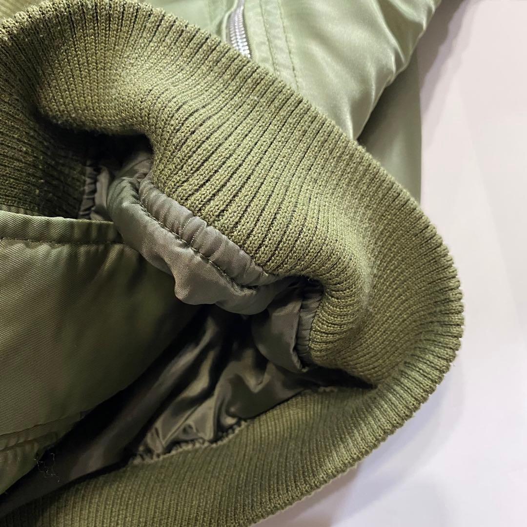 type N2B フライトジャケット flight bomber カーキ　短丈