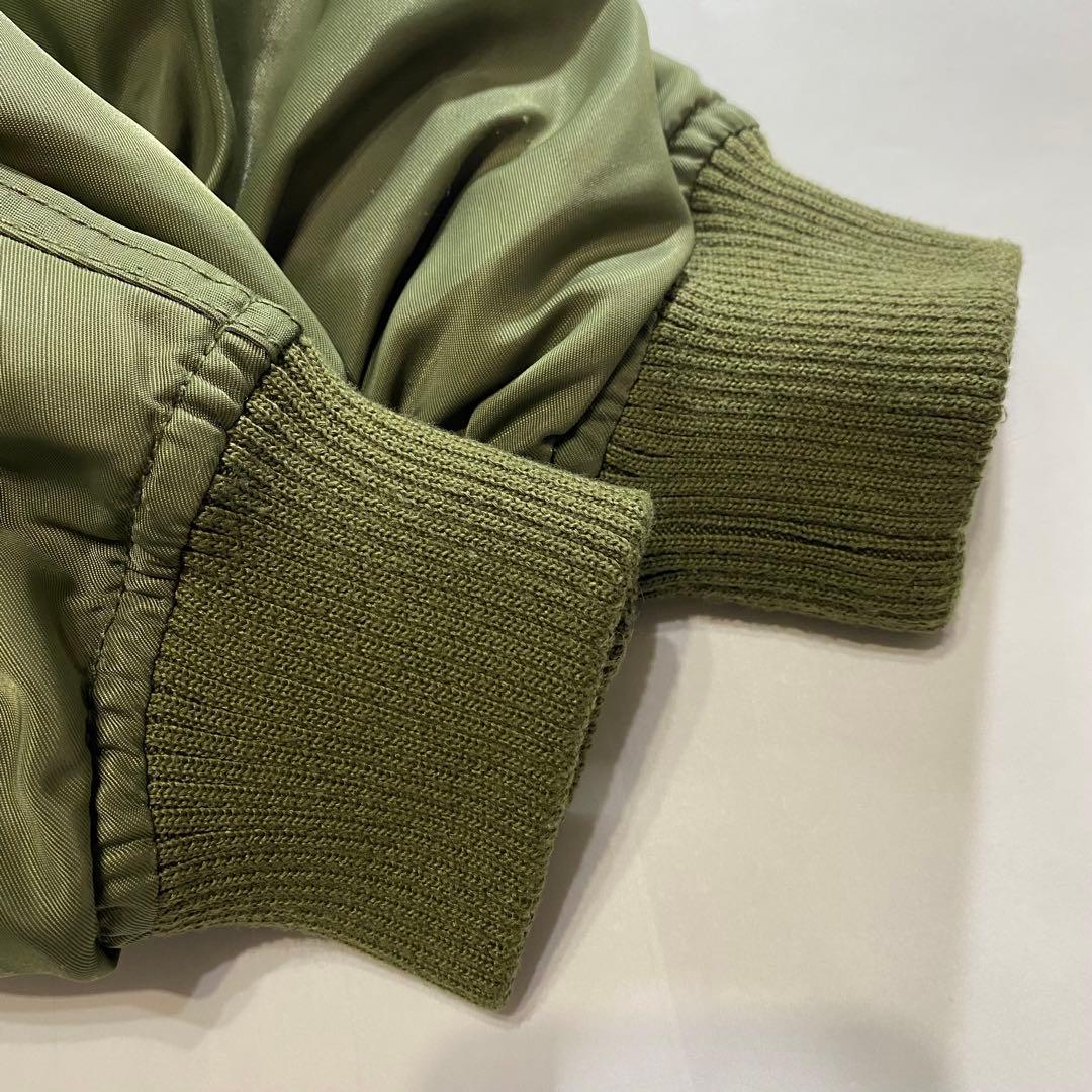 type N2B フライトジャケット flight bomber カーキ　短丈