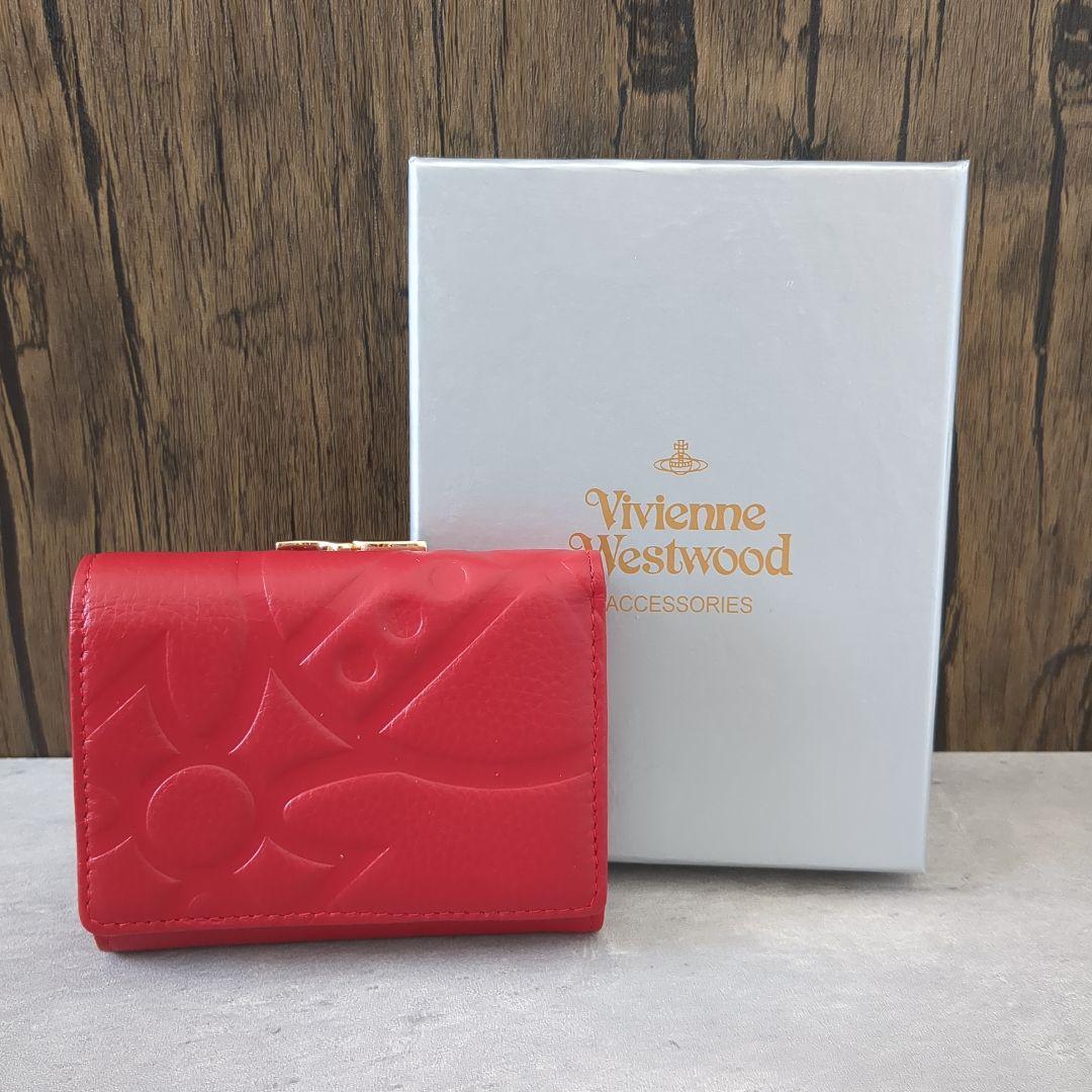 【新品】Vivienne Westwood がま口財布 三つ折財布