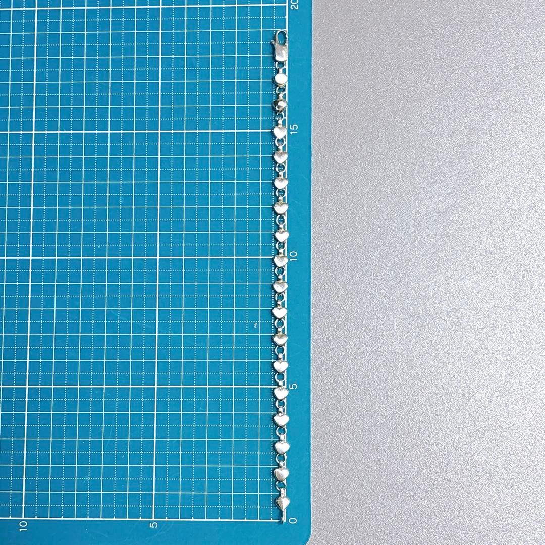 【美品】19cm ティファニー パフハート ブレスレット シルバー925