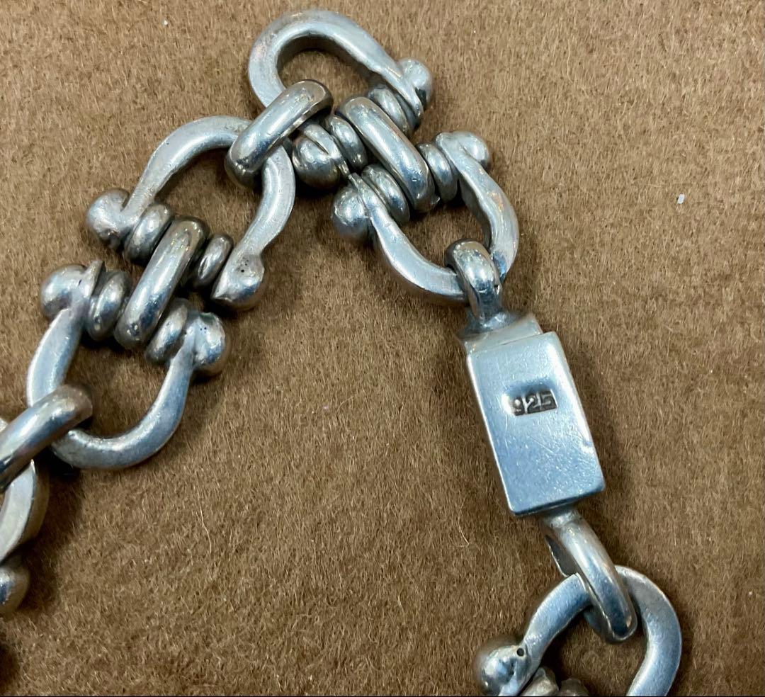 925シルバー リンクチェーンブレスレット