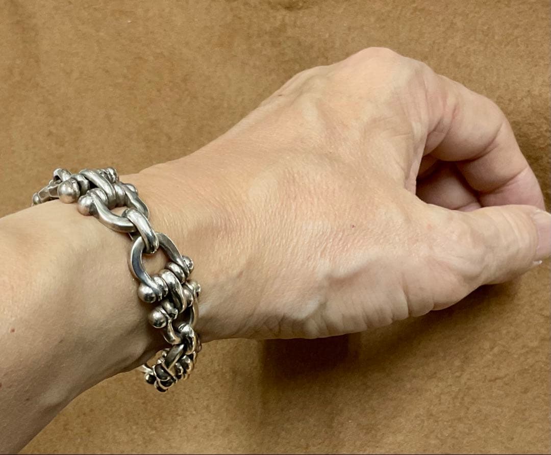 925シルバー リンクチェーンブレスレット