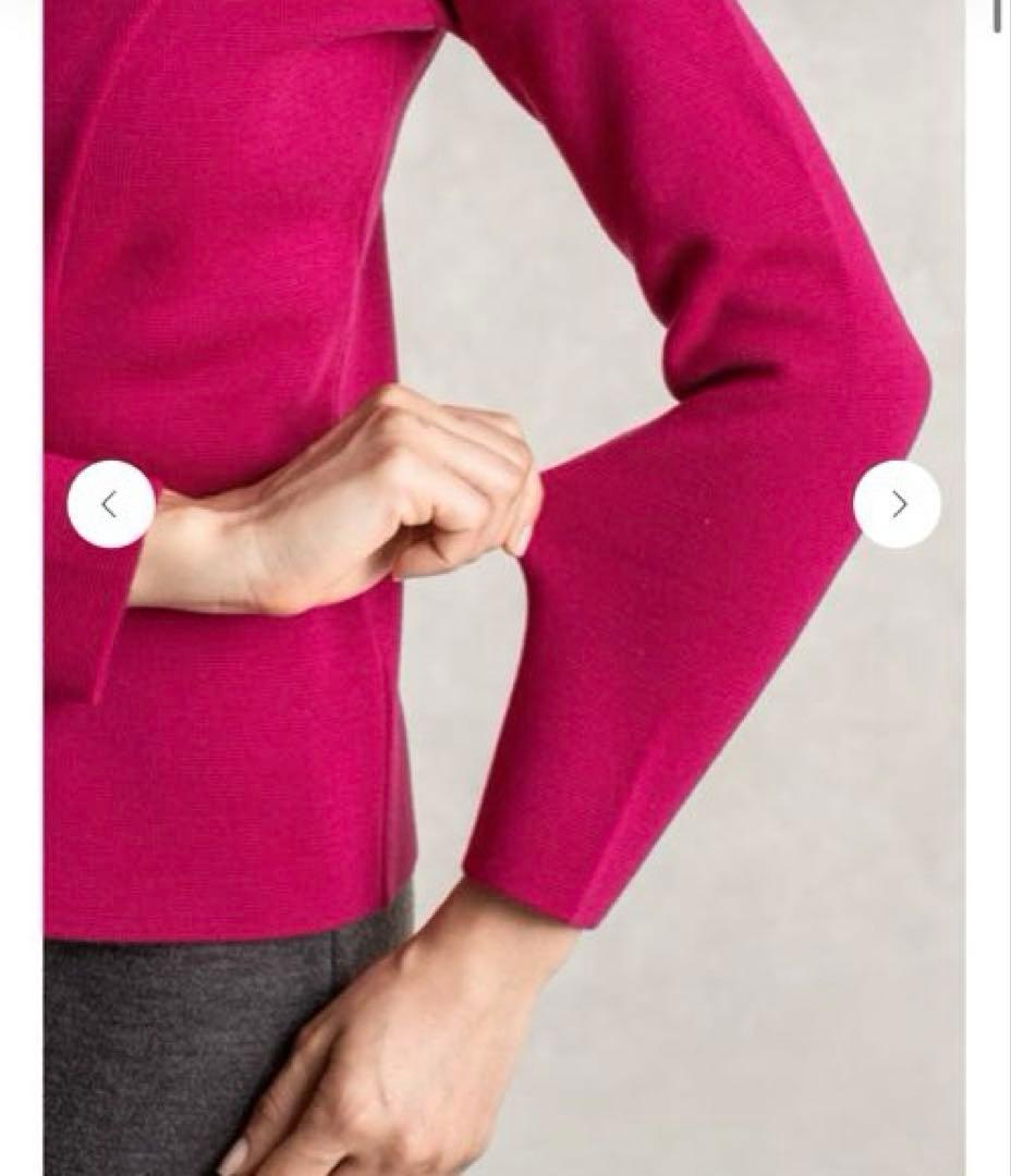 Kay me ケイミー　チェリーピンク　ミラノリブトップス