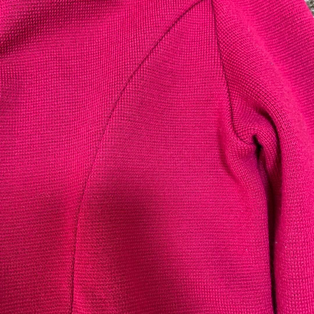 Kay me ケイミー　チェリーピンク　ミラノリブトップス