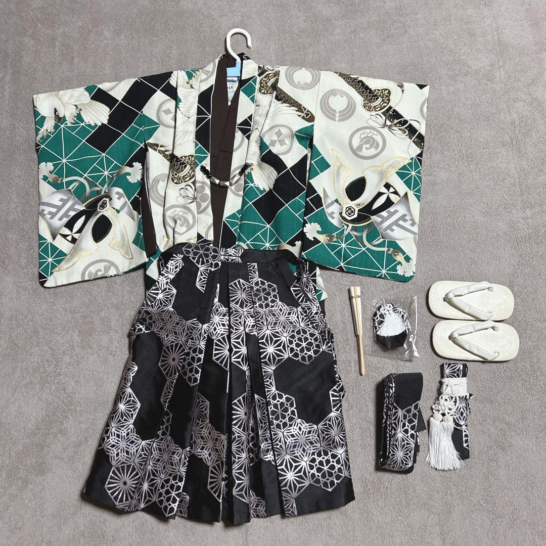 ブランド着物　Modern Antenna モダンアンテナ3歳　七五三　袴　男児