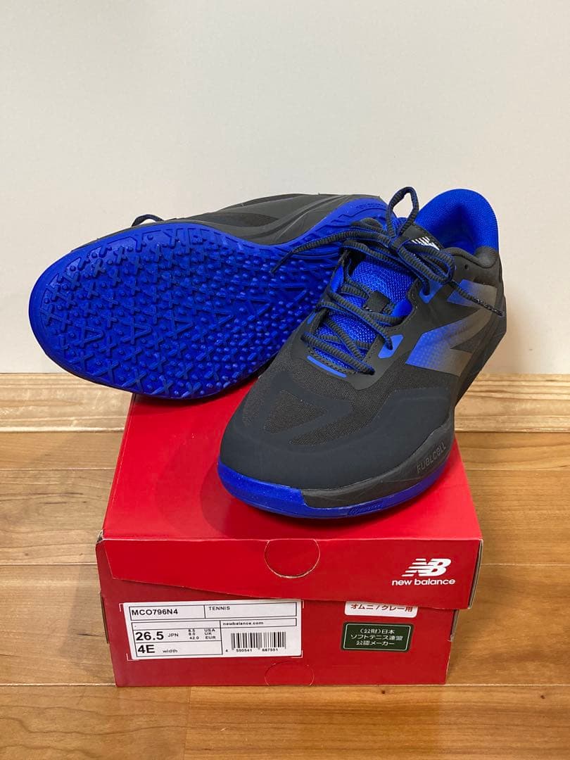 着用1回☆ニューバランスFuelcell 796 Ｎ4テニスシューズ26.5cm